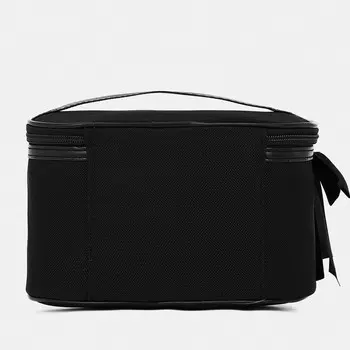 Косметичка на молнии, с подкладом, цвет чёрный