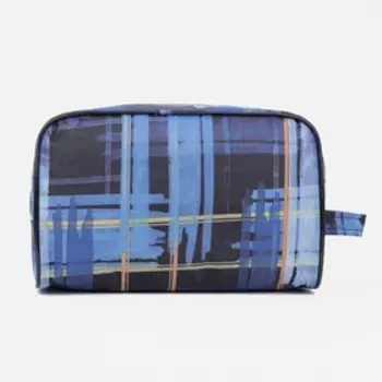 Косметичка на молнии, цвет синий