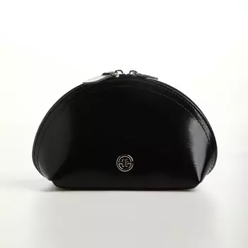 Косметичка на молнии TEXTURA, цвет чёрный