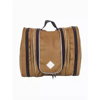 Косметичка-несессер Fusion FOH-301, 3 отделения, 28,5х10,5х32,5 см, цвет коричневый