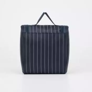 Косметичка-несессер на молнии, с крючком, цвет синий