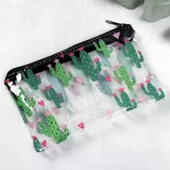 Косметичка с влажными салфетками «Счастье вокруг нас» 15,5х10 см, 10 шт.