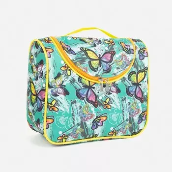 Косметичка на молнии, цвет мятный