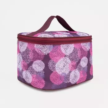 Косметичка на молнии, цвет сиреневый