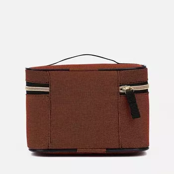 Косметичка-сундук на молнии, цвет оранжевый