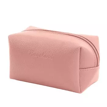 Косметичка (ВК043-09550) натуральная кожа, розовый, 1х10х16,5 см