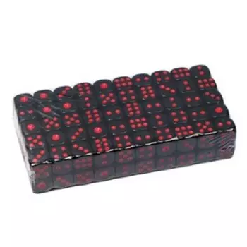 Кости игральные, кубики для настольных игр 1.21.2 см, фасовка 100 шт.