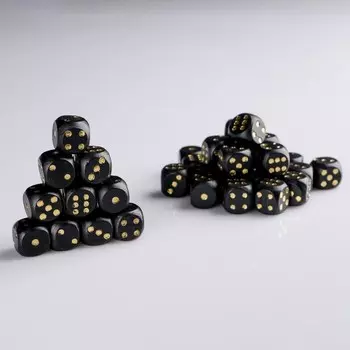 Кубики игральные 1,61,6 см, набор 100 шт.