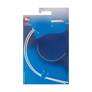 Косточки для бюстгальтера, размер F (115) длинные, белый цв. Prym