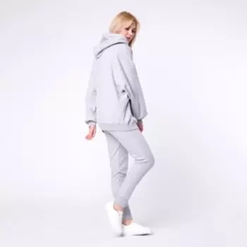 Костюм: брюки, худи KAFTAN, серый, 40-42