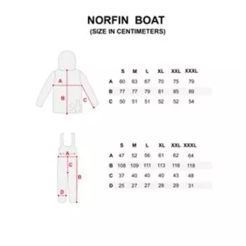 Костюм демисезонный Norfin BOAT р.XL