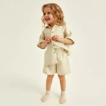 Костюм детский домашний SL HOME, размер 30 (98-104 см), цвет молочный