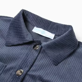 Костюм детский KAFTAN Velvet, размер 38 (146-152 см), синий