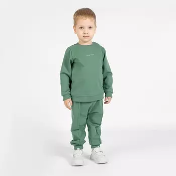 Костюм детский: свитшот и брюки One love light, рост 80 см, цвет зелёный
