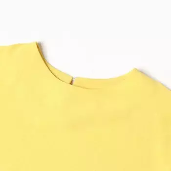 Костюм для девочки (футболка, брюки), цвет жёлтый, рост 146 см