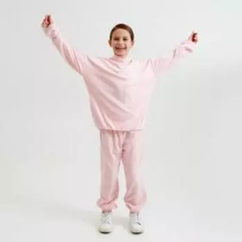 Костюм для девочки (худи, брюки) MINAKU: Casual Collection KIDS цвет персиковый, рост 140