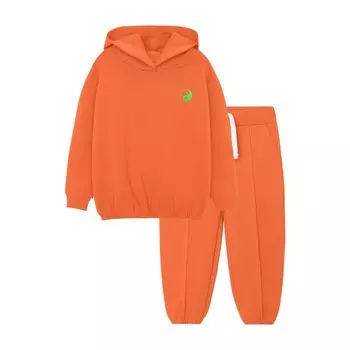 Костюм для девочки: худи и брюки, рост 92 см, цвет оранжевый