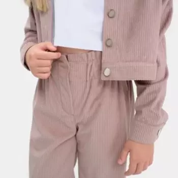 Костюм для девочки KAFTAN Velvet, размер 30 (98-104 см), цвет кофе