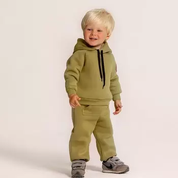 Костюм для мальчика (джемпер, брюки) НАЧЁС, цвет хаки, рост 92 см