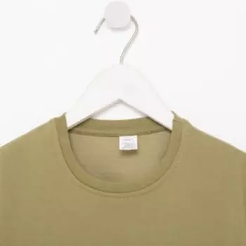 Костюм (футболка/шорты) для мальчика , цвет хаки, рост 152