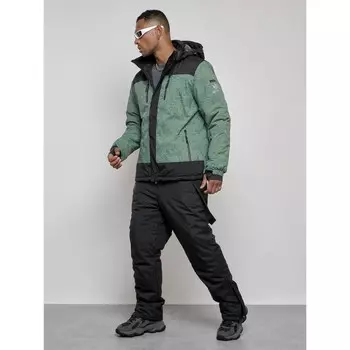 Костюм горнолыжный мужской, размер 54, цвет хаки