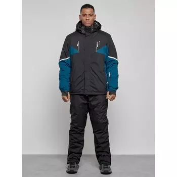 Костюм горнолыжный мужской зимний, размер 52, цвет чёрный
