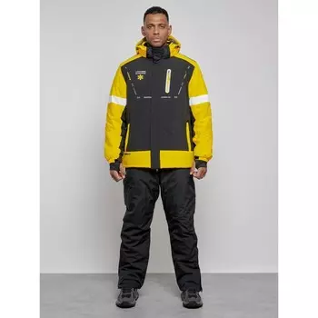 Костюм горнолыжный мужской зимний, размер 54, цвет жёлтый