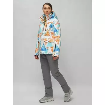 Костюм горнолыжный женский, размер 42, цвет голубой