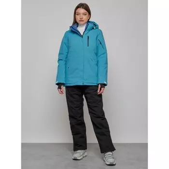 Костюм горнолыжный женский, размер 42, цвет синий