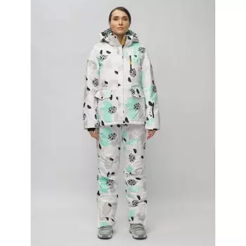 Костюм горнолыжный женский, размер 44, цвет серый