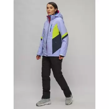 Костюм горнолыжный женский, размер 48, цвет фиолетовый