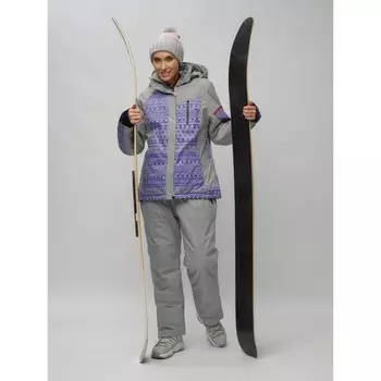 Костюм горнолыжный женский, размер 52, цвет фиолетовый