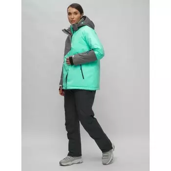 Костюм горнолыжный женский, размер 54, цвет бирюзовый