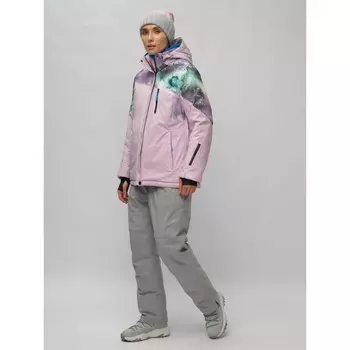 Костюм горнолыжный женский, размер 60, цвет фиолетовый