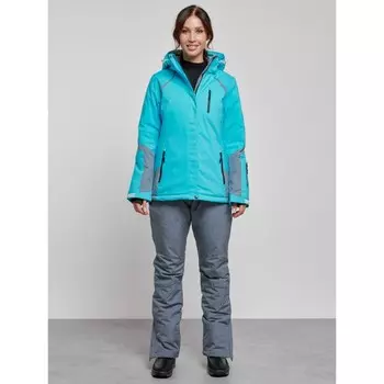 Костюм горнолыжный женский зимний, размер 44, цвет голубой