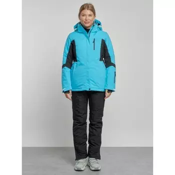 Костюм горнолыжный женский зимний, размер 44, цвет голубой