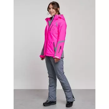 Костюм горнолыжный женский зимний, размер 48, цвет розовый