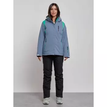 Костюм горнолыжный женский зимний, размер 48, цвет серый