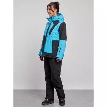Костюм горнолыжный женский зимний, размер 60, цвет голубой