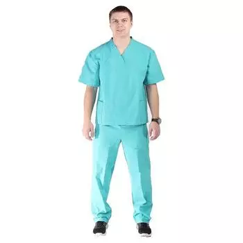Костюм хирурга, р. 48-50, рост 170-176 см, цвет изумрудный