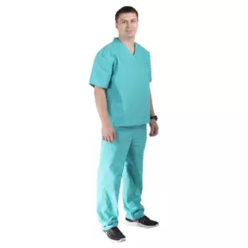 Костюм хирурга, р. 52-54, рост 170-176 см, цвет изумрудный