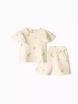 Костюм из муслина Крошка Я «Цветочки», рост 86