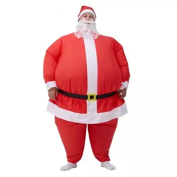 Костюм надувной «Санта-Клаус», рост 150-190 см