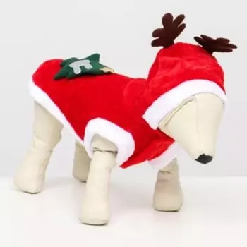 Костюм для животных «Новогодний оленёнок», L (ДС 30 , ОГ 42 см)