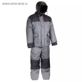 Костюм Полюс V,цвет.Серый-Черный, тк.Cell, р.52-54