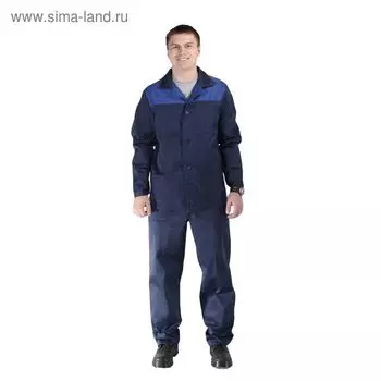 Костюм рабочий с кокеткой, р. 52-54, рост 170-176 см