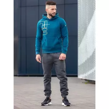 Костюм спортивный мужской Isee, размер 46, цвет изумрудный