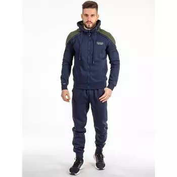 Костюм спортивный мужской Isee, размер 48, цвет тёмно-синий, хаки