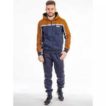 Костюм спортивный мужской Isee, размер 50, цвет графит, коричневый