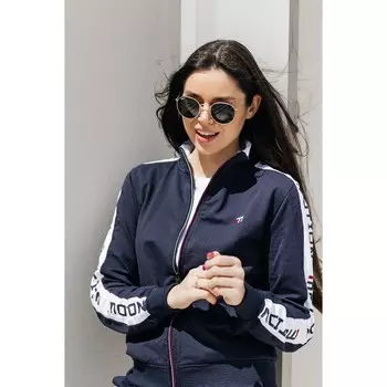 Костюм спортивный женский Isee, размер 48, цвет тёмно-синий